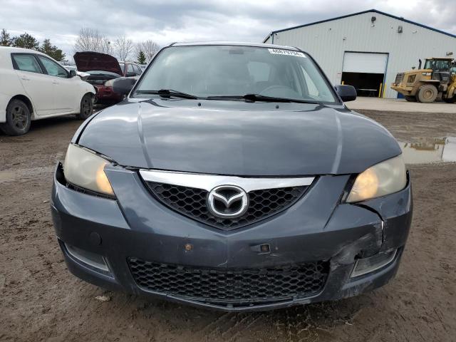 JM1BK32F471771250 - 2007 MAZDA 3 I GRAY photo 5