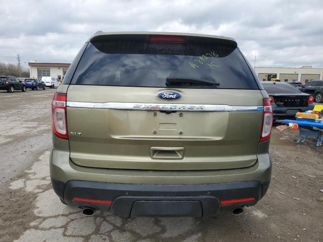 1FMHK8D84CGA81278 - 2012 FORD EXPLORER XLT GREEN photo 6