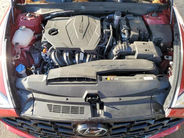 KMHL64JA6PA314522 - 2023 HYUNDAI SONATA SEL RED photo 11