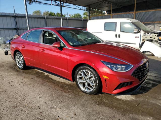 KMHL64JA6PA314522 - 2023 HYUNDAI SONATA SEL RED photo 4