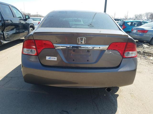 19XFA1F67AE014592 - 2010 HONDA CIVIC LX-S أسمر صورة 6