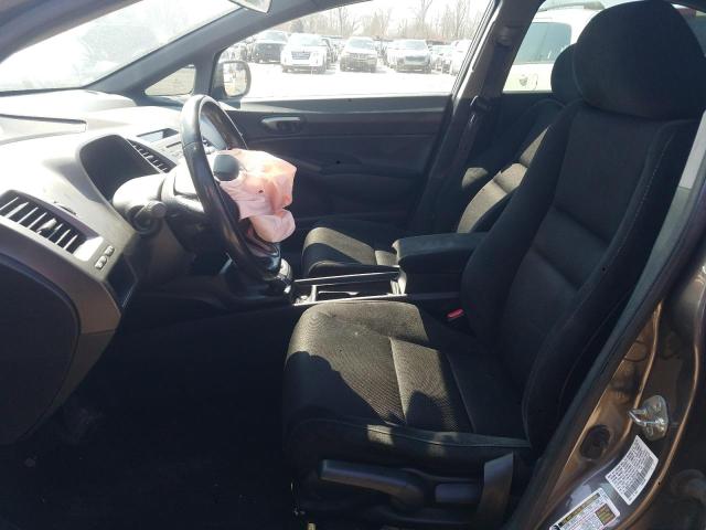 19XFA1F67AE014592 - 2010 HONDA CIVIC LX-S أسمر صورة 7