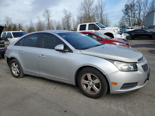 1G1PF5SCXC7308458 - 2012 CHEVROLET CRUZE LT SILVER photo 4