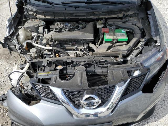 JN8AT2MV6GW133158 - 2016 NISSAN ROGUE S GRAY photo 11