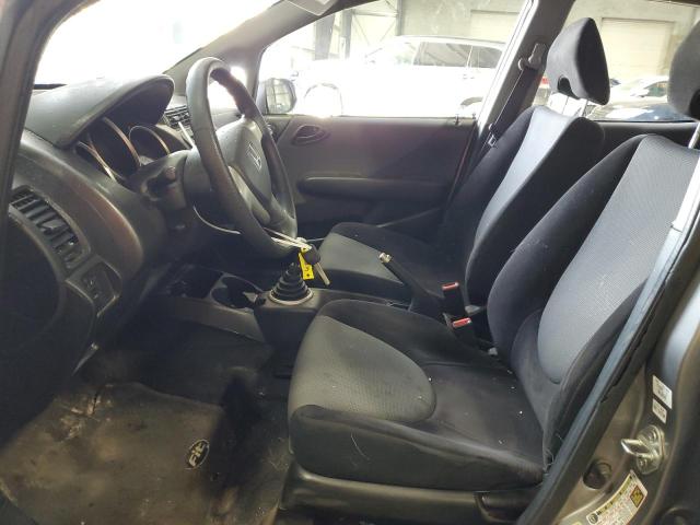 JHMGD37488S073967 - 2008 HONDA FIT SILVER photo 7