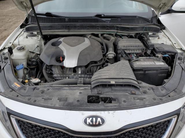 KNAGR4A65F5610399 - 2015 KIA OPTIMA SX WHITE photo 11