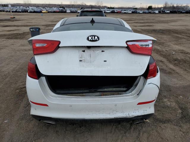 KNAGR4A65F5610399 - 2015 KIA OPTIMA SX WHITE photo 6