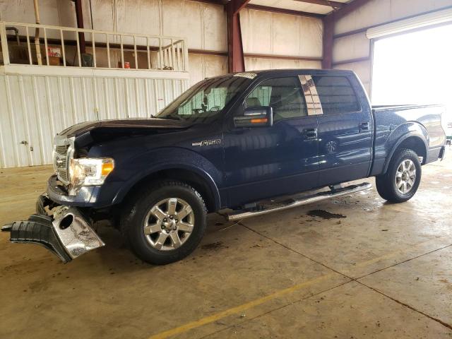 1FTFW1CVXAKA58418 - 2010 FORD F150 SUPERCREW BLUE photo 1