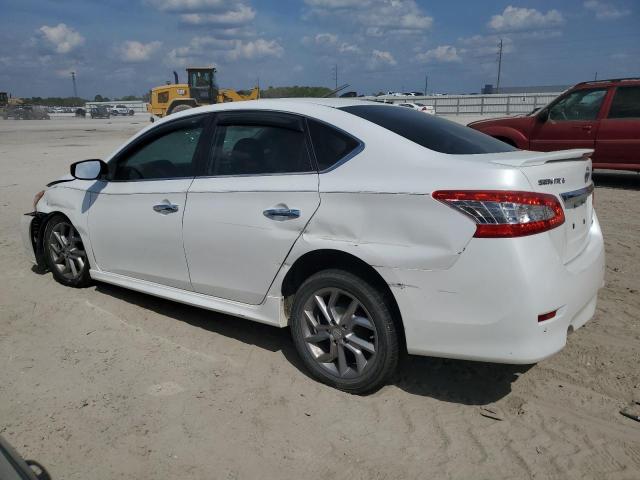 3N1AB7AP8DL683516 - 2013 NISSAN SENTRA S WHITE photo 2