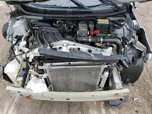 3N1CN7AP4KL818455 - 2019 NISSAN VERSA S SILVER photo 11