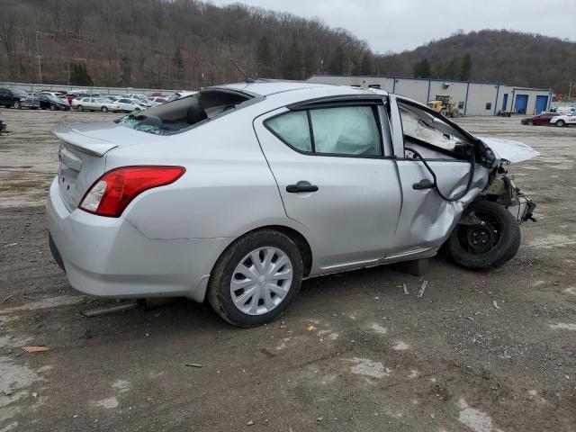 3N1CN7AP4KL818455 - 2019 NISSAN VERSA S SILVER photo 3