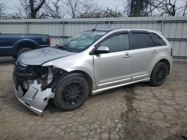 2FMDK4AK3BBB38308 - 2011 FORD EDGE SPORT SILVER photo 1