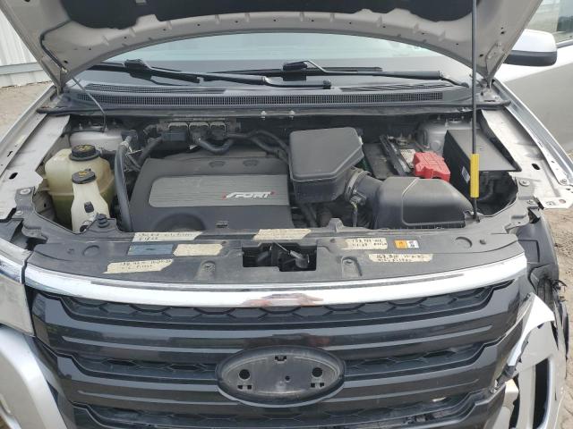 2FMDK4AK3BBB38308 - 2011 FORD EDGE SPORT SILVER photo 12