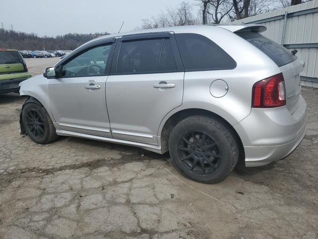 2FMDK4AK3BBB38308 - 2011 FORD EDGE SPORT SILVER photo 2