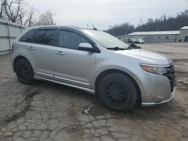 2FMDK4AK3BBB38308 - 2011 FORD EDGE SPORT SILVER photo 4