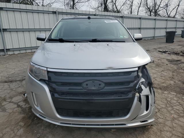 2FMDK4AK3BBB38308 - 2011 FORD EDGE SPORT SILVER photo 5