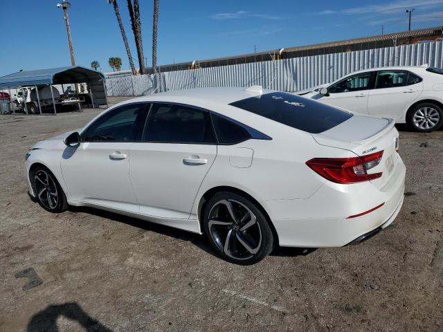 1HGCV1F36KA016496 - 2019 HONDA ACCORD SPORT WHITE photo 2