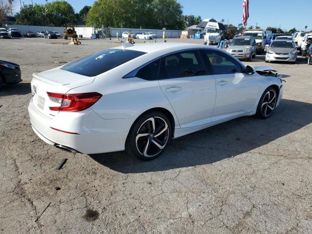 1HGCV1F36KA016496 - 2019 HONDA ACCORD SPORT WHITE photo 3