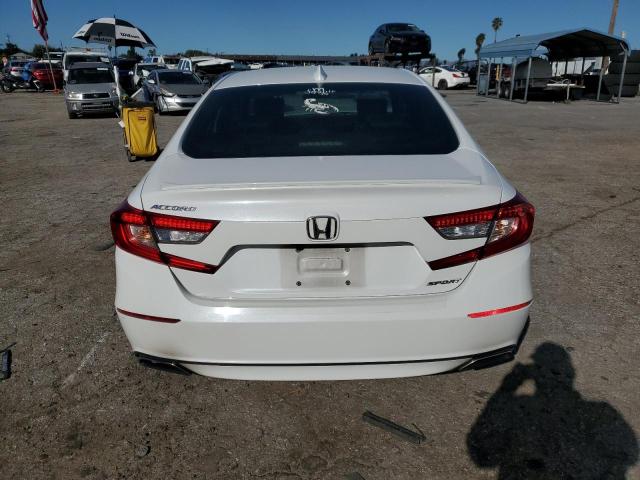 1HGCV1F36KA016496 - 2019 HONDA ACCORD SPORT WHITE photo 6