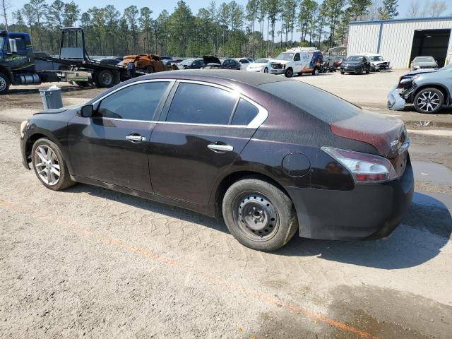 1N4AA5AP4CC824702 - 2012 NISSAN MAXIMA S MAROON photo 2