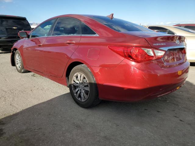 5NPEB4AC0BH280430 - 2011 HYUNDAI SONATA GLS RED photo 2