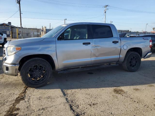 5TFEY5F10EX169753 - 2014 TOYOTA TUNDRA CREWMAX SR5 SILVER photo 1