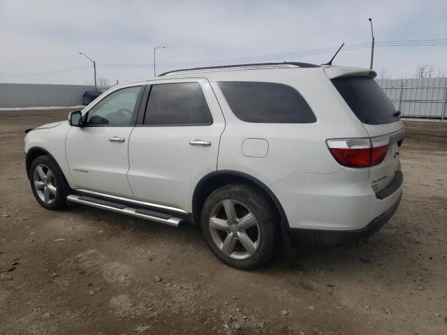 1C4RDJEGXDC512232 - 2013 DODGE DURANGO CITADEL WHITE photo 2