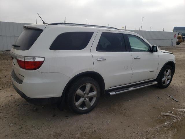 1C4RDJEGXDC512232 - 2013 DODGE DURANGO CITADEL WHITE photo 3