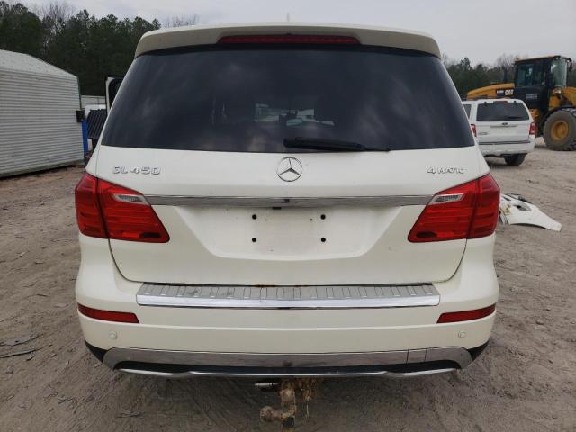 4JGDF7CEXEA325526 - 2014 MERCEDES-BENZ GL 450 4MATIC WHITE photo 6