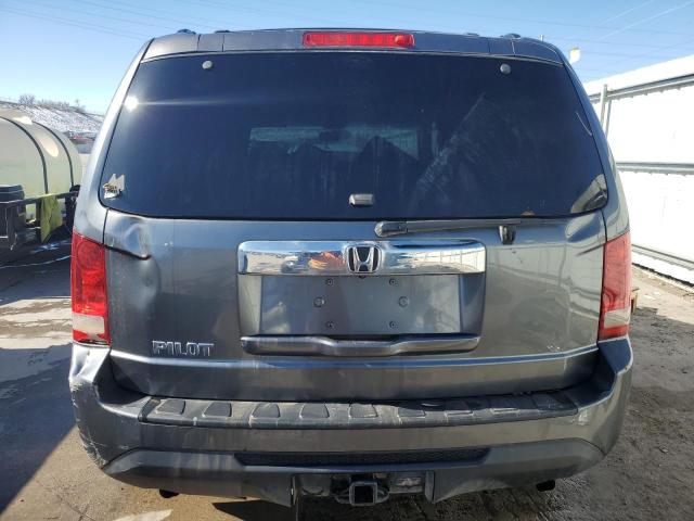 5FNYF3H53CB036550 - 2012 HONDA PILOT EXL CHARCOAL photo 6