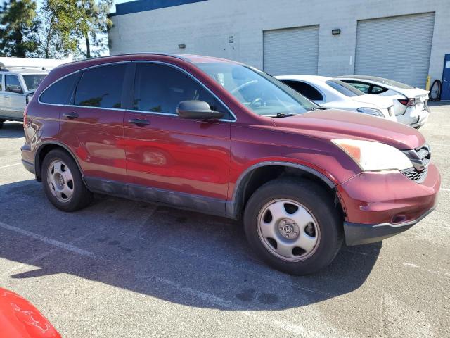 5J6RE3H3XBL030059 - 2011 HONDA CR-V LX RED photo 4