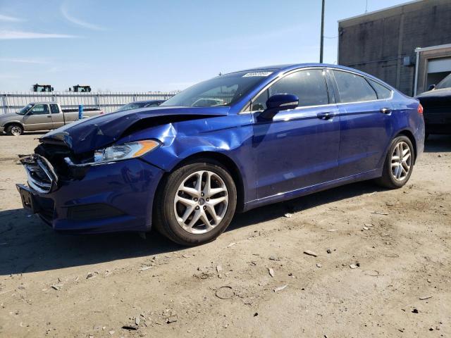 3FA6P0H73GR253157 - 2016 FORD FUSION SE BLUE photo 1