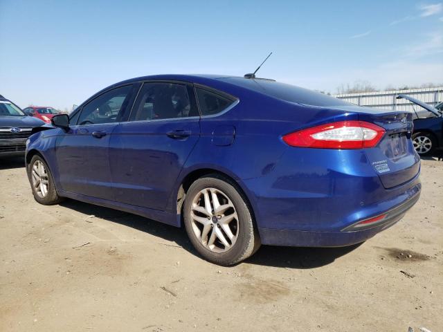 3FA6P0H73GR253157 - 2016 FORD FUSION SE BLUE photo 2