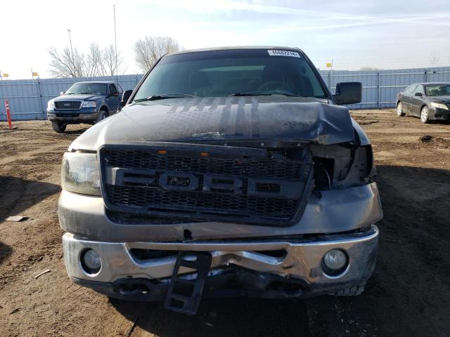 1FTPW14V77KD29446 - 2007 FORD F150 SUPERCREW GRAY photo 5