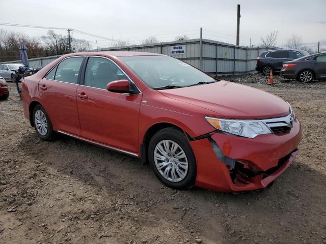 4T4BF1FK1ER379761 - 2014 TOYOTA CAMRY L RED photo 4