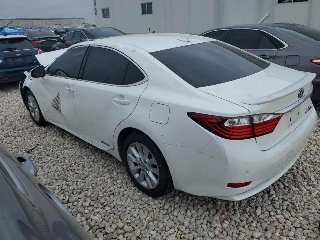 JTHBW1GG8D2026631 - 2013 LEXUS ES 300H WHITE photo 2