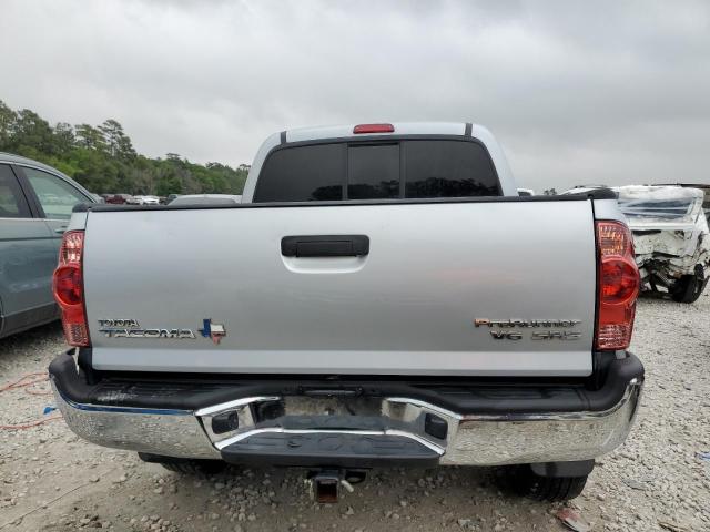 3TMJU62N68M070664 - 2008 TOYOTA TACOMA DOUBLE CAB PRERUNNER SILVER photo 6