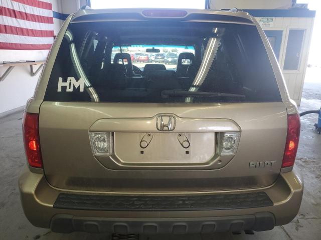 5FNYF18505B033662 - 2005 HONDA PILOT EXL GOLD photo 6