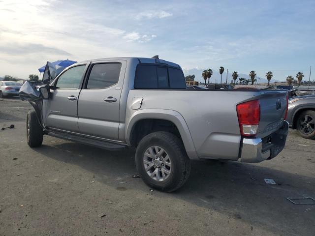 5TFAX5GN1GX068744 - 2016 TOYOTA TACOMA DOUBLE CAB SILVER photo 2