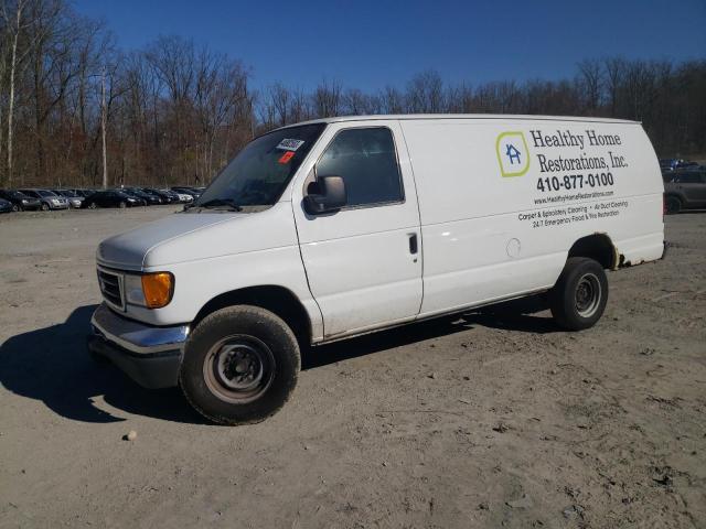 1FTSS34L17DA30829 - 2007 FORD ECONOLINE E350 SUPER DUTY VAN WHITE photo 1