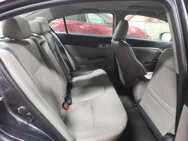 19XFB2F92EE002241 - 2014 HONDA CIVIC EXL GRAY photo 10