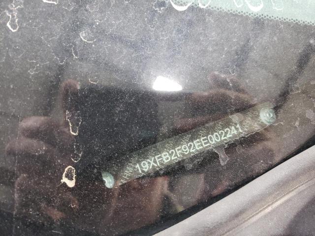 19XFB2F92EE002241 - 2014 HONDA CIVIC EXL GRAY photo 13