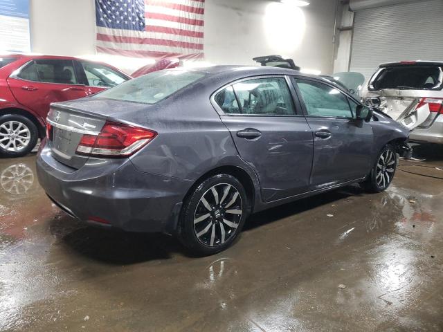 19XFB2F92EE002241 - 2014 HONDA CIVIC EXL GRAY photo 3