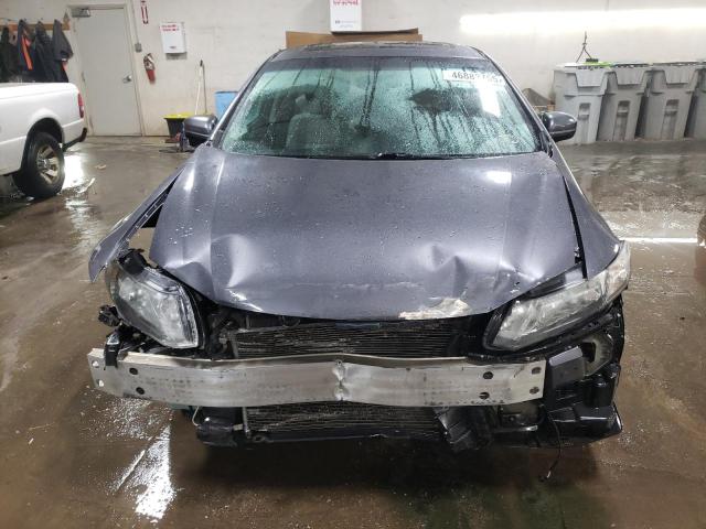 19XFB2F92EE002241 - 2014 HONDA CIVIC EXL GRAY photo 5