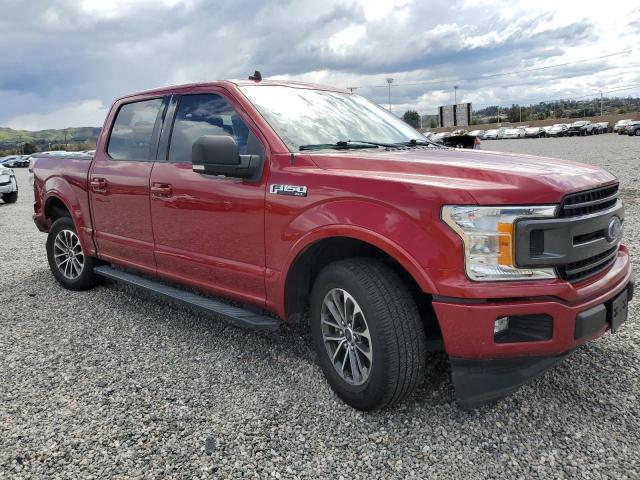 1FTEW1CP6KKC14081 - 2019 FORD F150 SUPERCREW RED photo 4