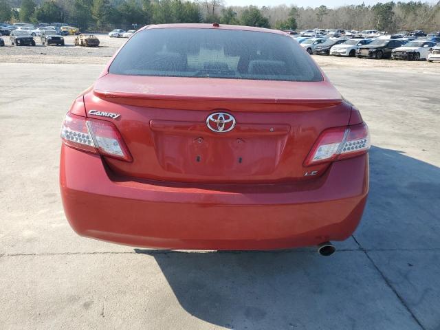4T4BF3EK9BR166971 - 2011 TOYOTA CAMRY BASE RED photo 6