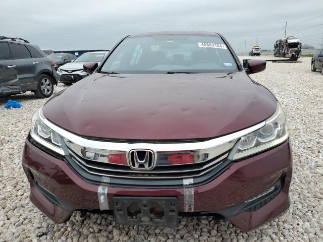 1HGCR2F56GA110784 - 2016 HONDA ACCORD SPORT MAROON photo 5