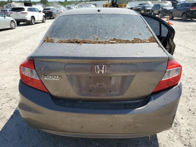 2HGFB2F80CH549969 - 2012 HONDA CIVIC EX GRAY photo 6