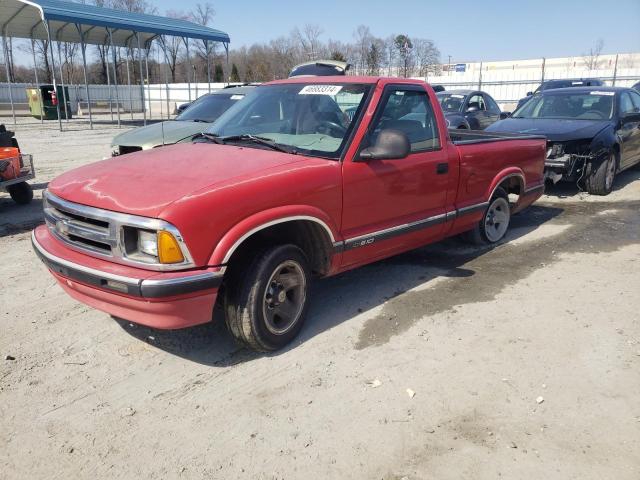 1GCCS14X7TK129172 - 1996 CHEVROLET S TRUCK S10 RED photo 1