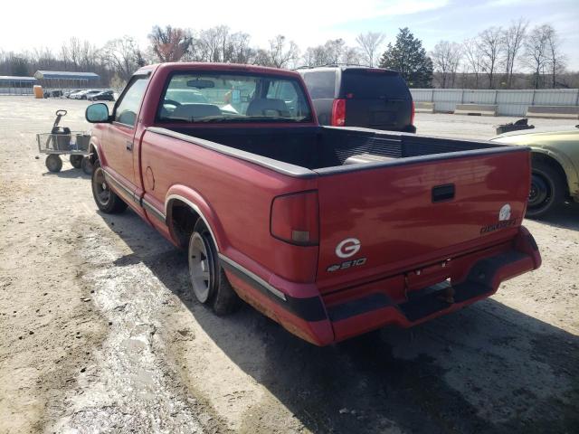 1GCCS14X7TK129172 - 1996 CHEVROLET S TRUCK S10 RED photo 2